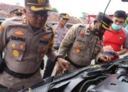 Kapolres AKBP Mochammad Sajarod Zakun Cek Kesiapan Kendaraan Dinas Polres Tegal