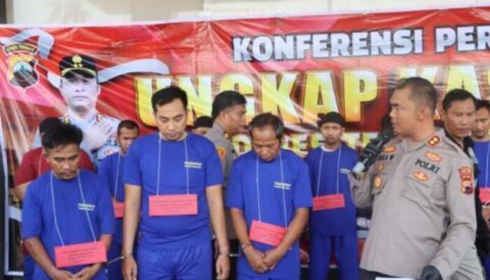 Delapan Kasus Pidana Berhasil Diungkap Polres Tegal Kota