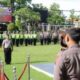 Upacara Korps Raport Kenaikan Pangkat Perwira Pengabdian TMT dilakukan di halaman Mapolres Brebes, Rabu (1/03/2023)./Foto: Humas Polres Brebes/