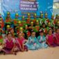 Siswa siswi TK Khuzaemah Damsari Pagojengan foto bersama usai mengikuti School Summit Cirebon Drum and Marching Competititon di Grage City Mall Cirebon, Minggu (28/5/2023). / Foto: Portal Pantura / Rizal Sismoro /