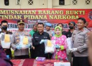 4,02 Kilogram Sabu Dimusnahkan Polres Tegal Kota, 2 Tersangka Juga Berhasil Diamankan di SPBU