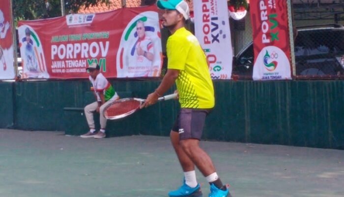 Atlet Tenis Ganda Putra Kota Tegal Berhasil Raih Emas di Porprov Jateng 2023