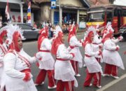 Warga Desa Paguyangan Antusias Saksikan Gerak Jalan Dalam Rangka HUT RI ke-78