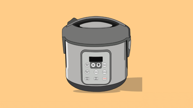 
					Ilustrasi rice cooker.