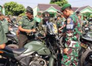 Kendaraan Dinas Prajurit Kodim 0713 Brebes Diperiksa Kelengkapanya