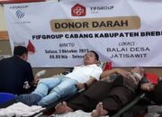 FIFGROUP Gelar Donor Darah di Aula Desa Jatisawit Bumiayu