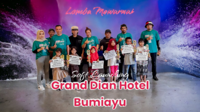 
					VIDEO Soft Opening Grand Dian Hotel Bumiayu, Punya Taman Bunga dan Kolam Renang Instagrameble