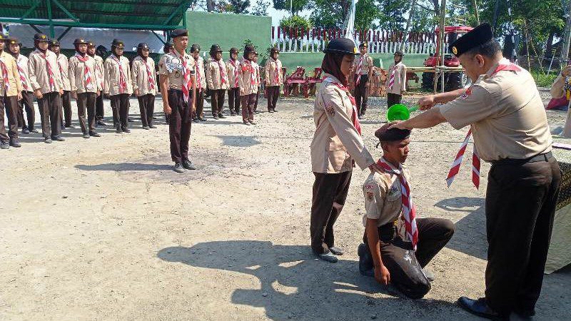 Sebelum dikukuhkan, 30 Dewan Saka Wira Kartika Koramil 17 Songgom Kodim 0713 Brebes menjalani tes selama 2 hari. Foto: dok. Pendim 0713 Brebes.