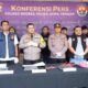 Polres Brebes menggelar konferensi pers terkait pembunuhan di Tanjung, Brebes. Foto: dok. Humas Polres Brebes.