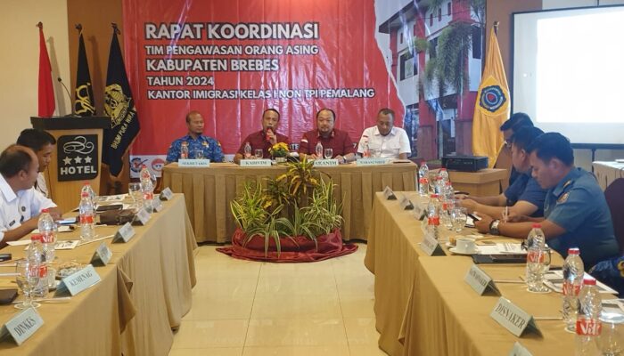 Rakor Tim Pora Imigrasi Kelas 1 Non TPI Pemalang di Brebes Bahas Krisis Global  Investasi Hingga Isu Jelang Pilkada 2024