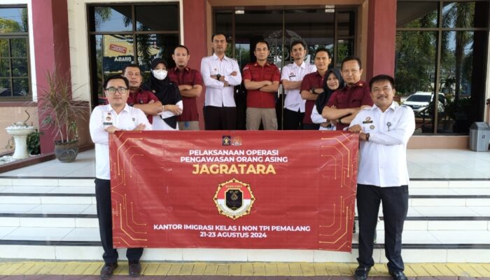 Selama 3 Hari, Kantor Imigrasi Kelas 1 Non TPI Pemalang Gelar Jagratara 2024 Cegah Pelanggaran Orang Asing