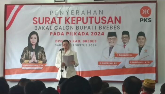 DPD PKS Brebes Resmi Dukung Paramitha Widya Kusuma sebagai Calon Bupati