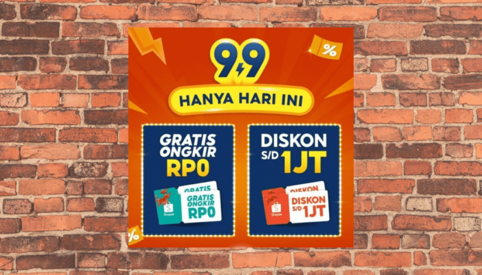 Shopee Gelar 9.9 Super Shopping Day, Tawarkan Diskon dan Gratis Ongkir Hingga Rp 0