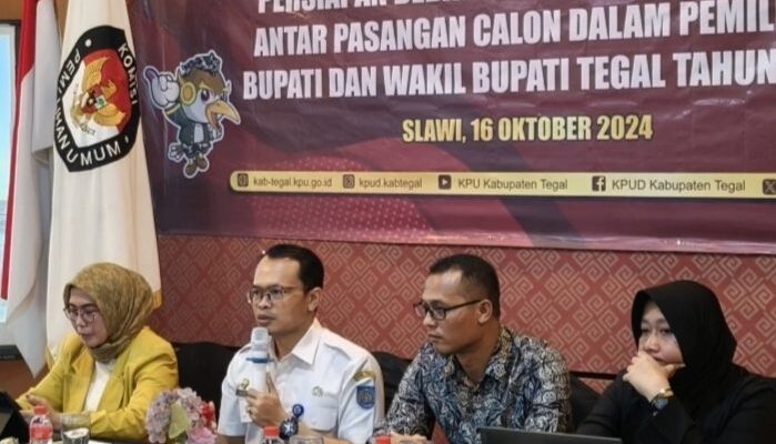 KPU Tetapkan Jadwal Debat Pertama dan Kedua Calon Bupati dan Wakil Bupati Tegal