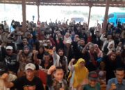 Usai hari pemilihan, relawan GERTAK Konsolidasi pengawalan suara hingga tingkat KPU Kabupaten Brebes. (Portal Pantura/Imam Muzaki)