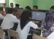 Puluhan peserta dari 5 desa di Kecamatan Tonjong ikuti tes seleksi Calon Perangkat Desa. (Portal Pantura/Yudhi Prasetyo)