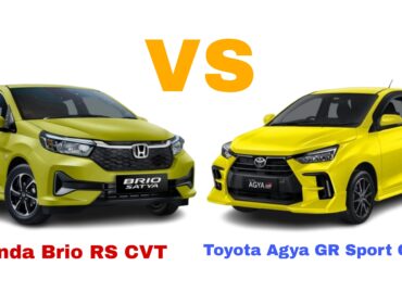 Honda Brio RS CVT vs Toyota Agya GR Sport CVT.