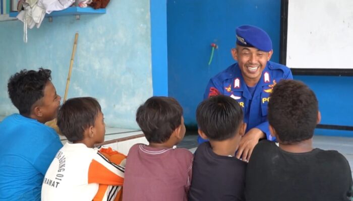 Dedikasi Aipda Bambang Satpolairud Polres Tegal Berdampak Besar Bagi Edukasi Anak