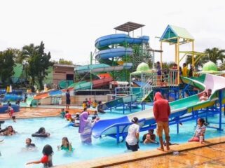 Suasana Waterpark Sahabat Alam Bumiayu. (Portal Pantura/Imam Muzaky)