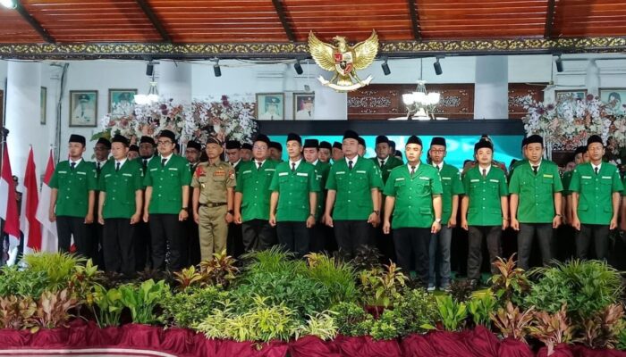 Resmi Dilantik, GP Ansor Brebes Siap Jadi Penggerak Pemuda dan Pembangunan