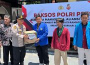 Polres Brebes Gandeng Mahasiswa Bagikan 200 Paket Sembako Jelang Ramadan