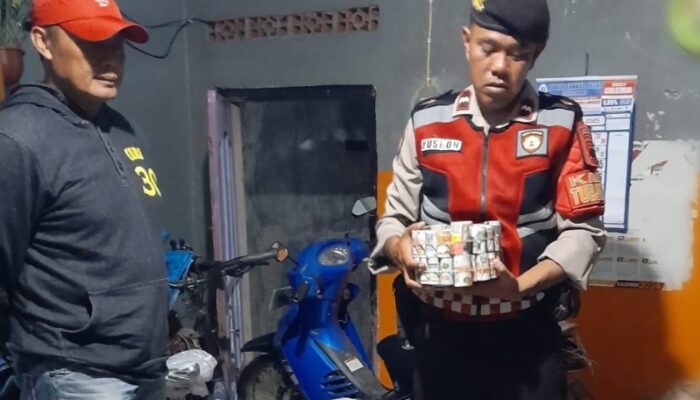 Polisi Sita 350 Petasan Renteng Panjang 3 Meter dalam Operasi Pekat Ramadan Polres Tegal Kota